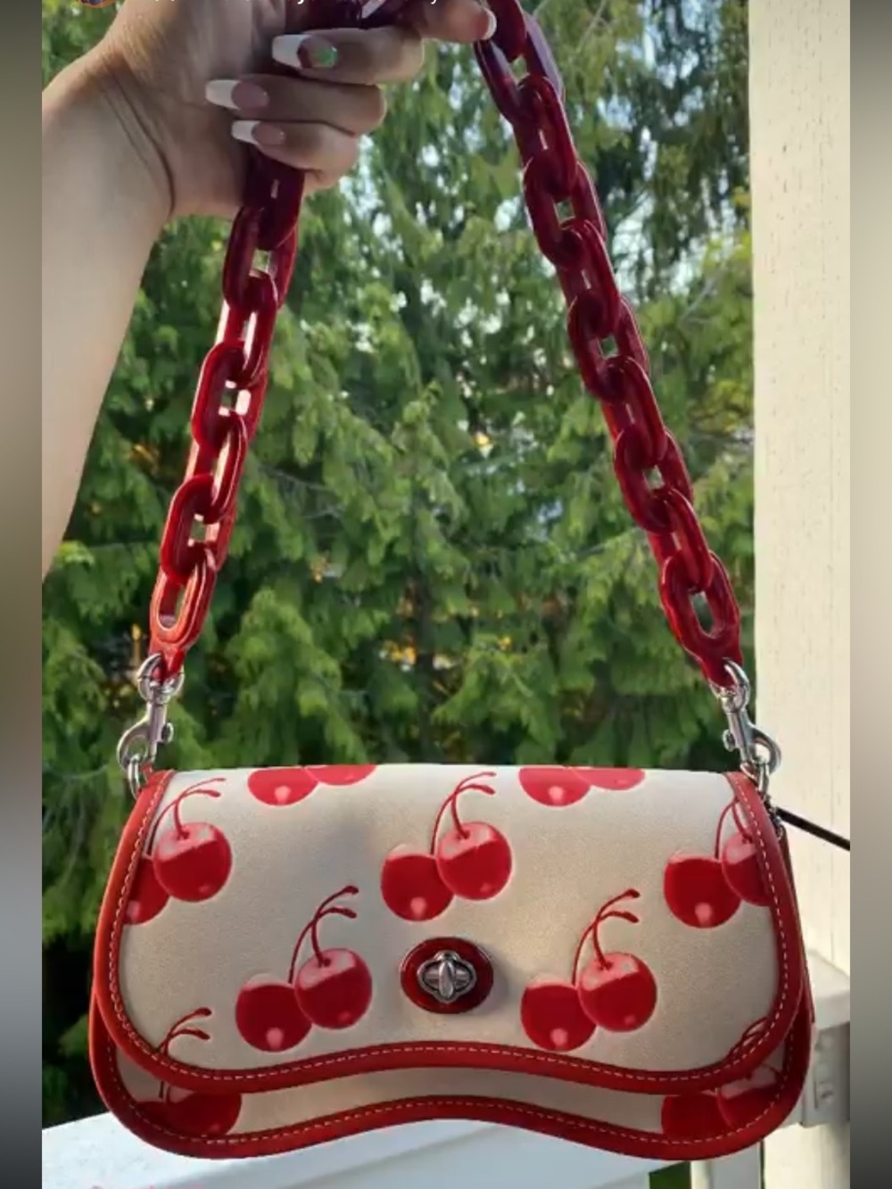 Coachtopia Wavy Dinky Cherry Red
